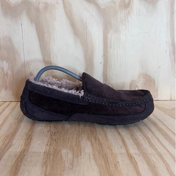 UGG - Ascot Cordury II - Slippers Moccasin - Brown - Men\'s - 11 - S/N 1125932 main image 4